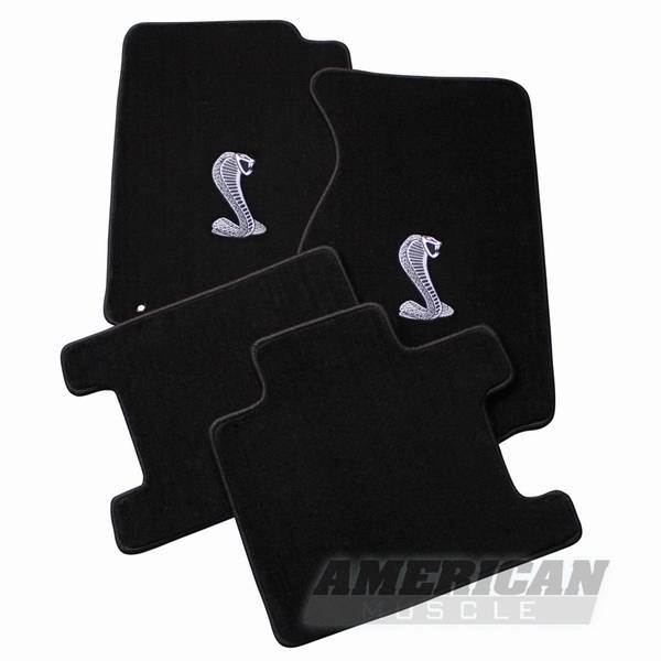 Lloyd Mats - Ford Mustang Lloyd Mats Black Cobra Floor Mats - 93005