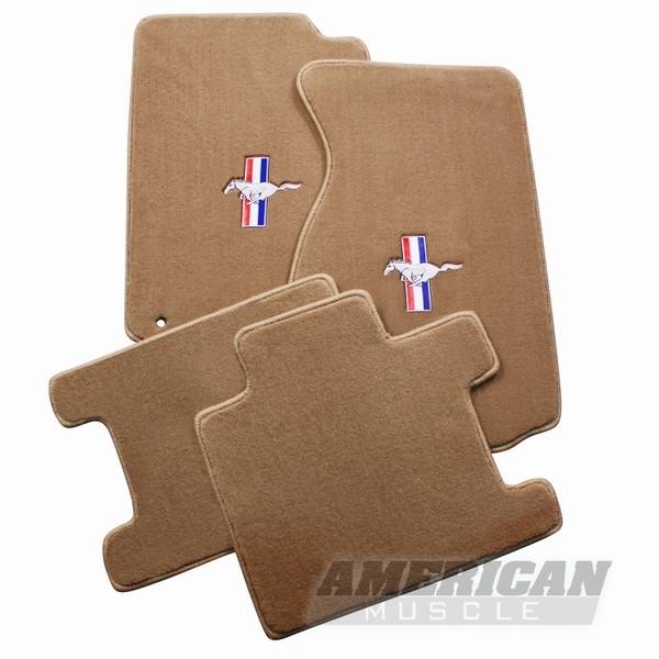 Lloyd Mats - Ford Mustang Lloyd Mats Parchment Pony Floor Mats - 93006