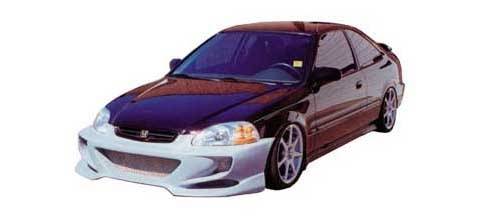 JSP - Honda Civic JSP Rave Body Style Front Bumper - F1601