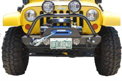 Hyline Offroad - Jeep Wrangler Hyline Offroad Crawler Front Bumper - JK-10CFB