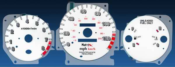 Matrix - Reverse Speed Glo Gauges - 11066