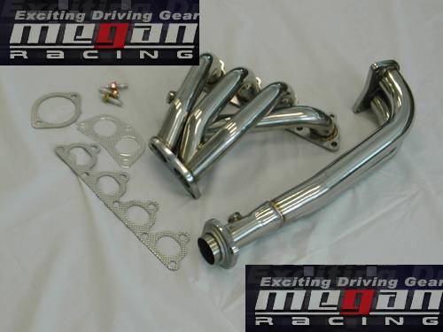 Megan Racing - Honda Prelude Megan Racing Exhaust Header - T304 Stainless Steel - MR-SSH-HP92S