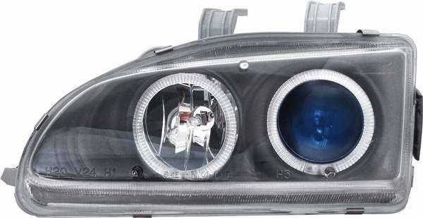 Matrix - Blue Projector Headlights with Black Housing and 7 Color Halo Ring - 910127