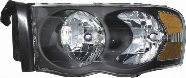 Matrix - Diamond Back Headlights with Black Housing - 091208B