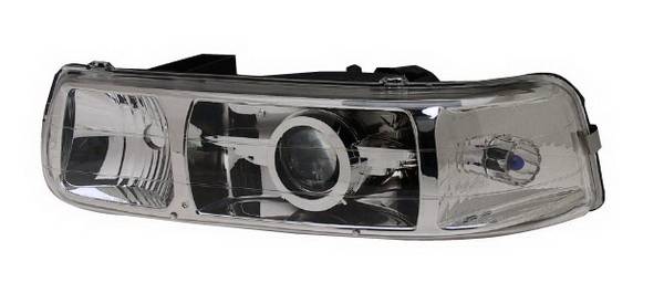 In Pro Carwear - Chevrolet Silverado IPCW Headlights - Projector with Wings - 1 Pair - CWC-CE14