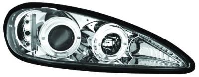 In Pro Carwear - Pontiac Grand Am IPCW Headlights - Projector - 1 Pair - CWS-326C2