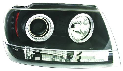 In Pro Carwear - Jeep Grand Cherokee IPCW Headlights - Projector - 1 Pair - CWS-5002B2