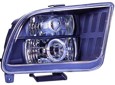 In Pro Carwear - Ford Mustang IPCW Headlights - Projector with Rings - 1 Pair - CWS-522B2