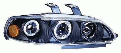 In Pro Carwear - Honda Civic 2DR In Pro Carwear Projector Headlights - CWS-719BL2