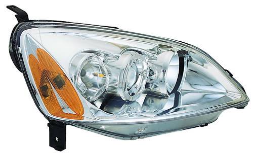In Pro Carwear - Honda Civic IPCW Headlights - Projector with Rings with Amber Reflector - 1 Pair - CWS-736C2