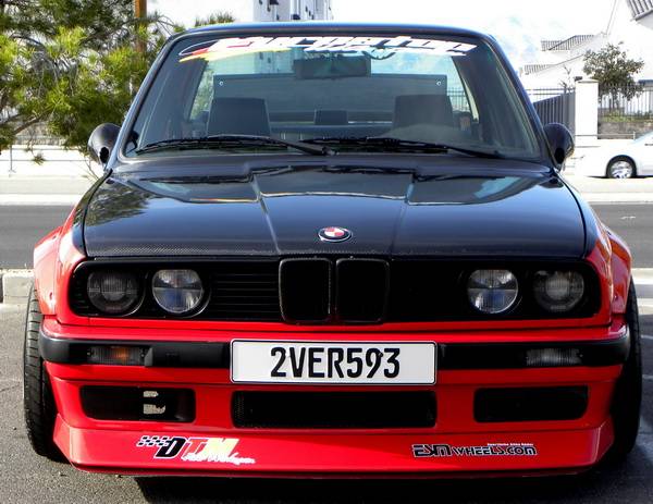 DTM Fiberwerkz - BMW 3 Series DTM Fiberwerkz Evo Style Front Lip - E30-EVO-S