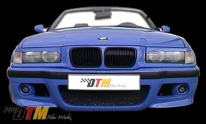 DTM Fiberwerkz - BMW 3 Series DTM Fiberwerkz M3 E46 Style Front Bumper - E36 M3 E46 S