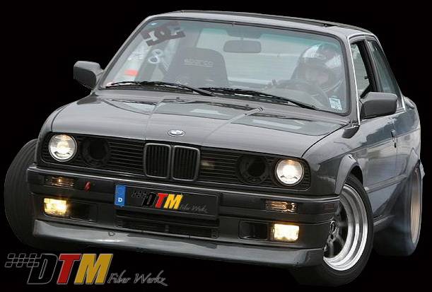 DTM Fiberwerkz - BMW 3 Series DTM Fiberwerkz DTM Style Front Lip - E30 DTM Styl