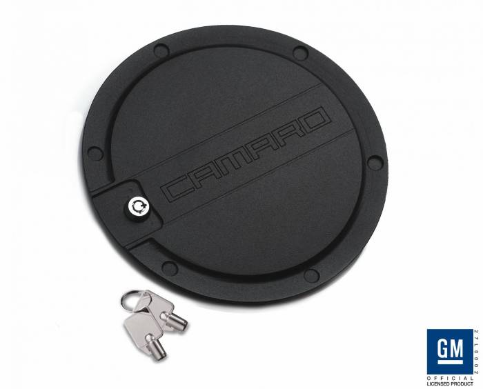 Defenderworx - Chevrolet Camaro Defenderworx Fuel Door - Black - CB1006