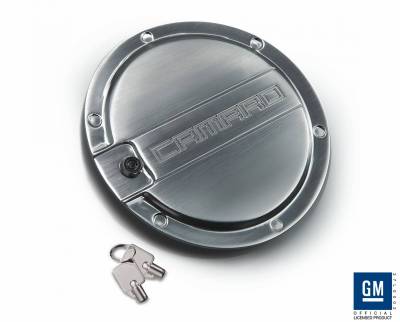 Defenderworx - Chevrolet Camaro Defenderworx Fuel Door - Brushed - CS1006