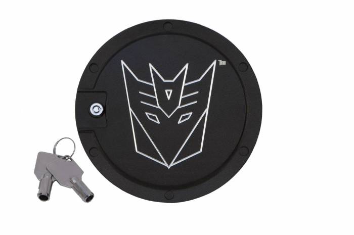 Defenderworx - Chevrolet Camaro Defenderworx Transformers Decepticon Locking Fuel Door - Two Tone - TT1009