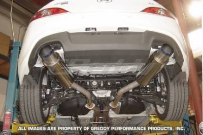 Greddy - Hyundai Genesis Greddy Racing Ti-C Catback Exhaust System with Dual Mufflers - 10107901