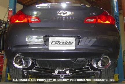 Greddy - Infiniti G35 4DR Greddy Spectrum Elite Exhaust System with Dual Mufflers - 10127960