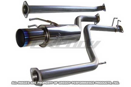 Greddy - Honda Civic 4DR Greddy Racing Ti-C Catback Exhaust System - 10157917