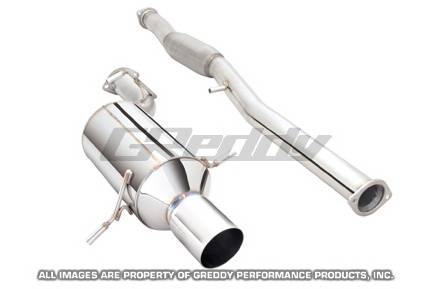 Subaru WRX Greddy Evo II Stainless Steel Catback Exhaust System