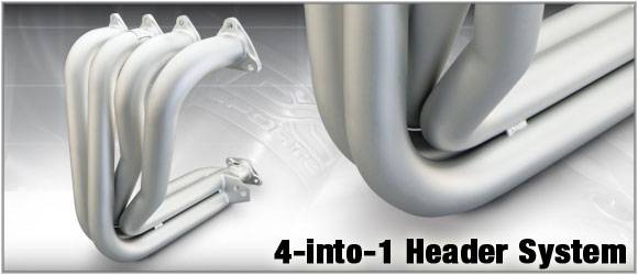 DC Sports - 4-1 Ceramic Exhaust Header - 1PC - AHC6607