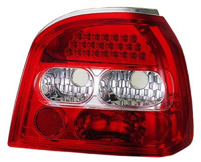 In Pro Carwear - Volkswagen Golf IPCW Taillights - LED - 1 Pair - LEDT-1501R2