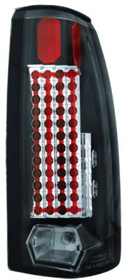 In Pro Carwear - Cadillac Escalade IPCW Taillights - 44 LEDs - Bermuda Black - 1 Pair - LEDT-303CB