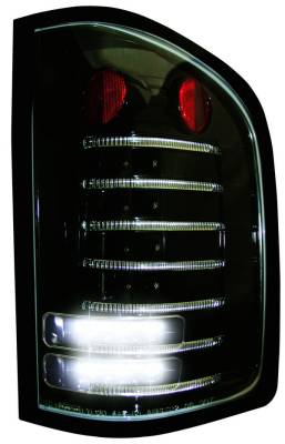 In Pro Carwear - GMC Sierra IPCW Taillights - Fiber Optic & LED - 1 Pair - LEDT-3040CB