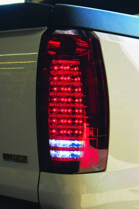 In Pro Carwear - Chevrolet Avalanche IPCW Taillights - Fiber Optic & LED - 1 Pair - LEDT-360CR