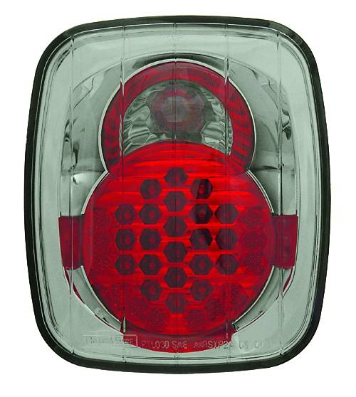 In Pro Carwear - Jeep Wrangler IPCW Taillights - LED - 1 Pair - LEDT-407CS