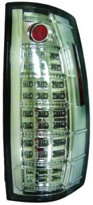 In Pro Carwear - GMC Yukon IPCW Taillights - Fiber Optic & LED with LED Reverse Light - 1 Pair - LEDT-612C