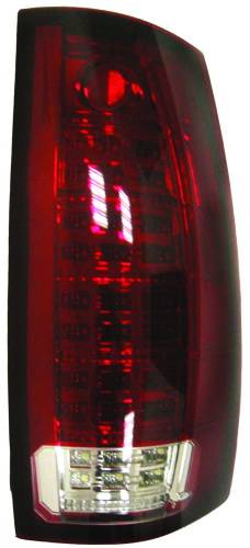 In Pro Carwear - GMC Yukon IPCW Taillights - Fiber Optic & LED with LED Reverse Light - 1 Pair - LEDT-612CR