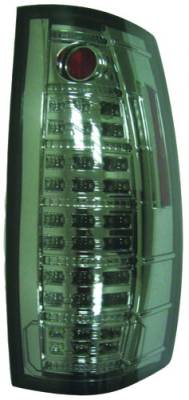 In Pro Carwear - GMC Yukon IPCW Taillights - Fiber Optic & LED with LED Reverse Light - 1 Pair - LEDT-612CS