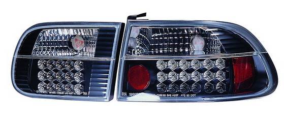 In Pro Carwear - Honda Civic HB IPCW Taillights - LED - 1 Pair - LEDT-728B2
