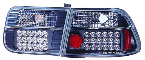 In Pro Carwear - Honda Civic 2DR IPCW Taillights - LED - 1 Pair - LEDT-729B2