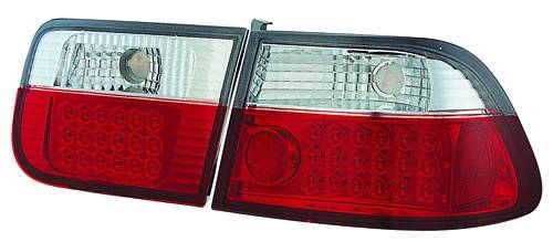 In Pro Carwear - Honda Civic 2DR IPCW Taillights - LED - 1 Pair - LEDT-729R2
