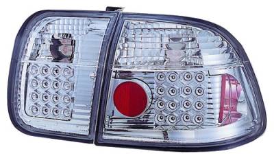 In Pro Carwear - Honda Civic 4DR IPCW Taillights - LED - 1 Pair - LEDT-732C2