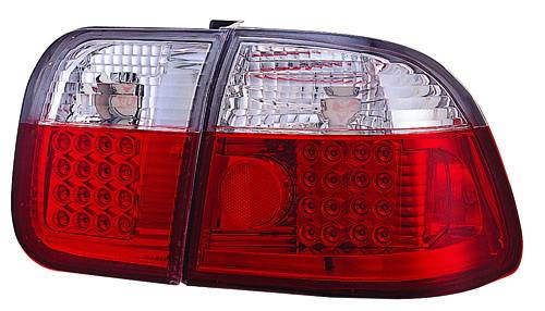 In Pro Carwear - Honda Civic 4DR IPCW Taillights - LED - 1 Pair - LEDT-732R2