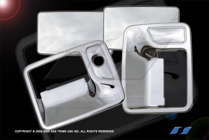 SES Trim - Ford F250 SES Trim ABS Chrome Door Handles - DH113-2