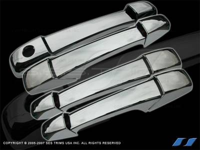 SES Trim - Chevrolet Avalanche SES Trim ABS Chrome Door Handles - DH145