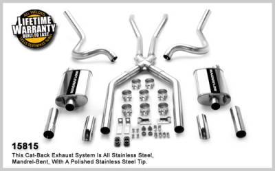 MagnaFlow - Magnaflow Cat-Back Exhaust System with 3.0 Inch Pipe - 15817