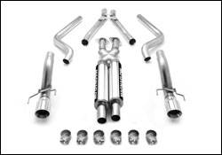 MagnaFlow - Magnaflow Cat-Back Exhaust System with Magnapack Mufflers & Tru-X Crossover Pipes - 15887