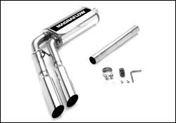 MagnaFlow - Magnaflow Cat-Back Exhaust System with Dual Pipes Same Side Exit in Front of Tire - 16617