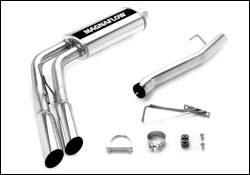 MagnaFlow - Magnaflow Cat-Back Exhaust System with Dual Side Exit Pipes Before the Rear Tire - 16698