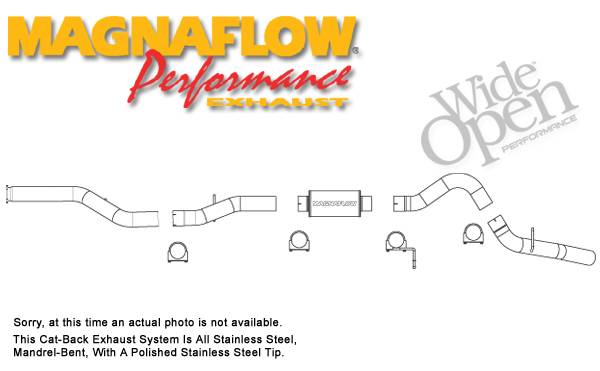 MagnaFlow - Magnaflow Performance Series 4 Inch Exhaust System - 16932