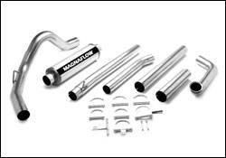 MagnaFlow - Magnaflow PRO Series 4 Inch Exhaust System with Turbo-Black Tuner - 17928