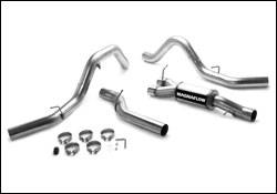 MagnaFlow - Magnaflow PRO Series 4 Inch Exhaust System with Dual Exit Behind Rear Tires - 17965