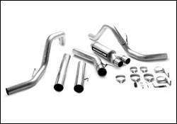 MagnaFlow - Magnaflow PRO Series 5 Inch Exhaust System with Dual Turbo-Back Tuner - 17990