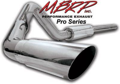 MBRP - MBRP Pro Series Single Side Exhaust System S5200304