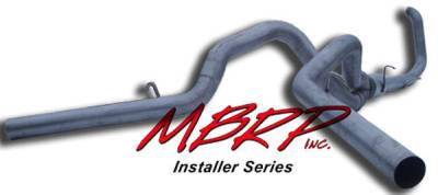 MBRP - MBRP Installer Series Turbo Back Cool Duals Exhaust System S6202AL